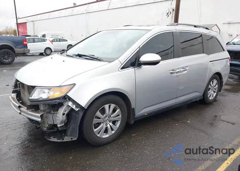 2014 Honda Odyssey Ex-L from USA, damaged, VIN 5FNRL5H69EB034550